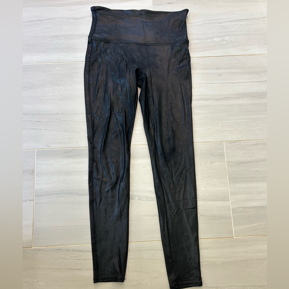 Spanx Faux Leather Leggings Size L